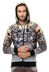 CL550 Erkek Zip Kapşonlu Sweatshirt – Fermuarlı Hoodie, Günlük Spor Rahat Kalıp