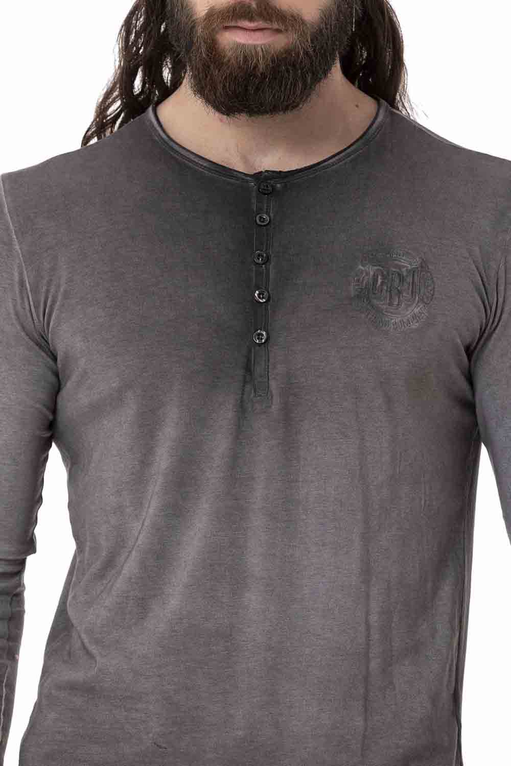 CL523 Erkek Sweatshirt – Bisiklet Yaka, Slim Fit, Pamuklu Günlük Spor Üst