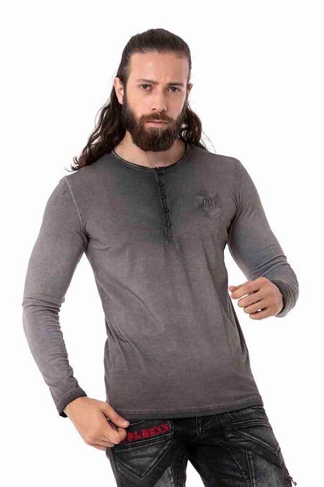 CL523 Erkek Sweatshirt – Bisiklet Yaka, Slim Fit, Pamuklu Günlük Spor Üst