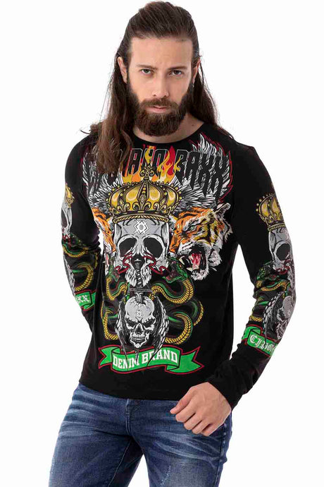 CL514 Erkek Sweatshirt – Günlük Rahat Kalıp Bisiklet Yaka Spor Basic