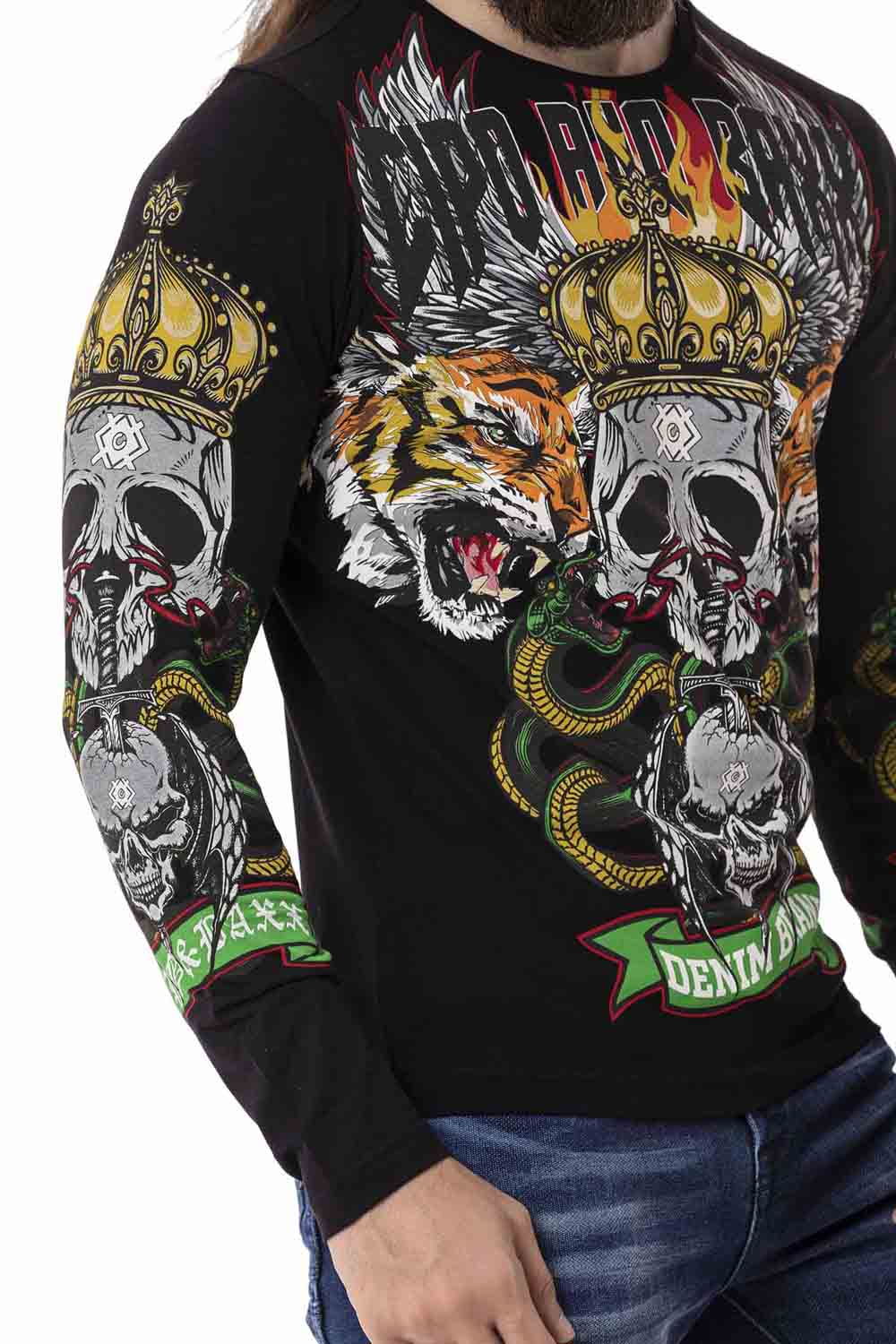 CL514 Erkek Sweatshirt – Günlük Rahat Kalıp Bisiklet Yaka Spor Basic