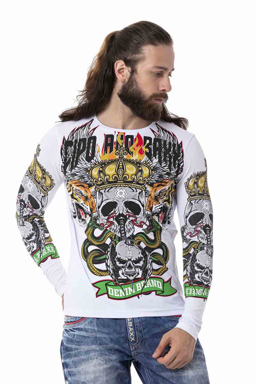 CL514 Erkek Sweatshirt – Günlük Rahat Kalıp Bisiklet Yaka Spor Basic