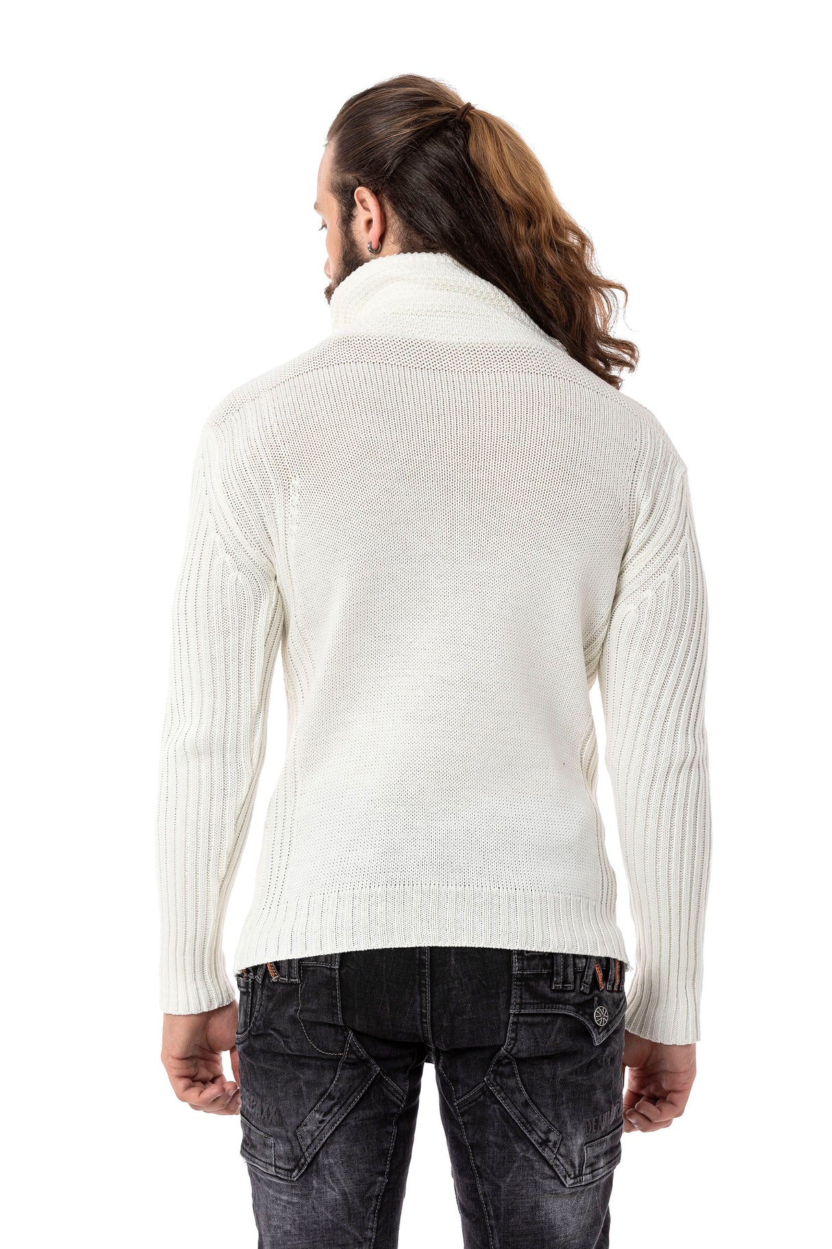 CP266 Şal Yaka Erkek Kazak