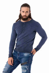 CL523 Erkek Sweatshirt – Bisiklet Yaka, Slim Fit, Pamuklu Günlük Spor Üst