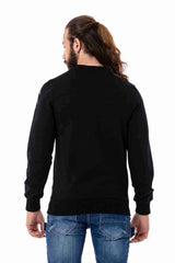 CL515 Kartal Desenli Beyaz Kalın Sweatshirt