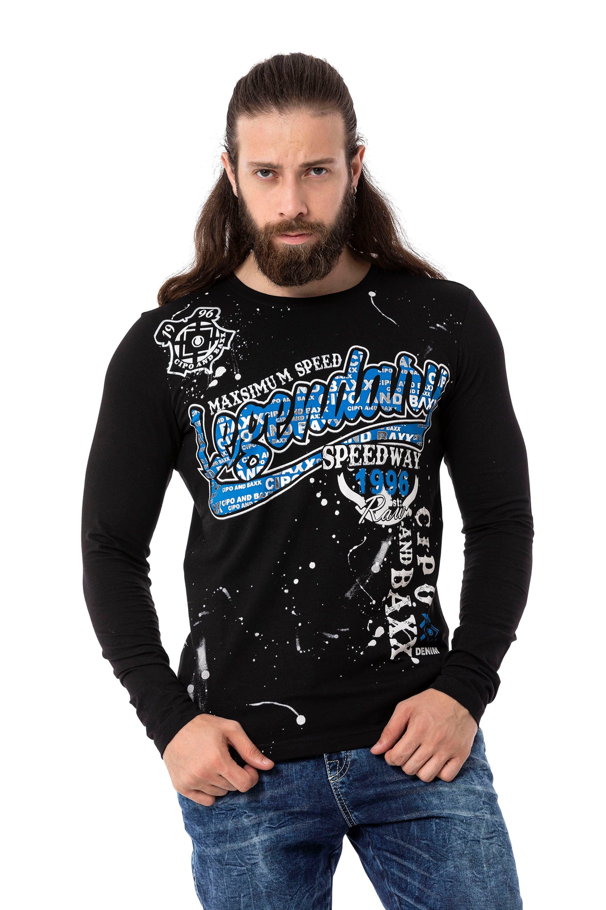 CL510 Erkek Sweatshirt – Günlük Rahat Kalıp Bisiklet Yaka Spor Basic