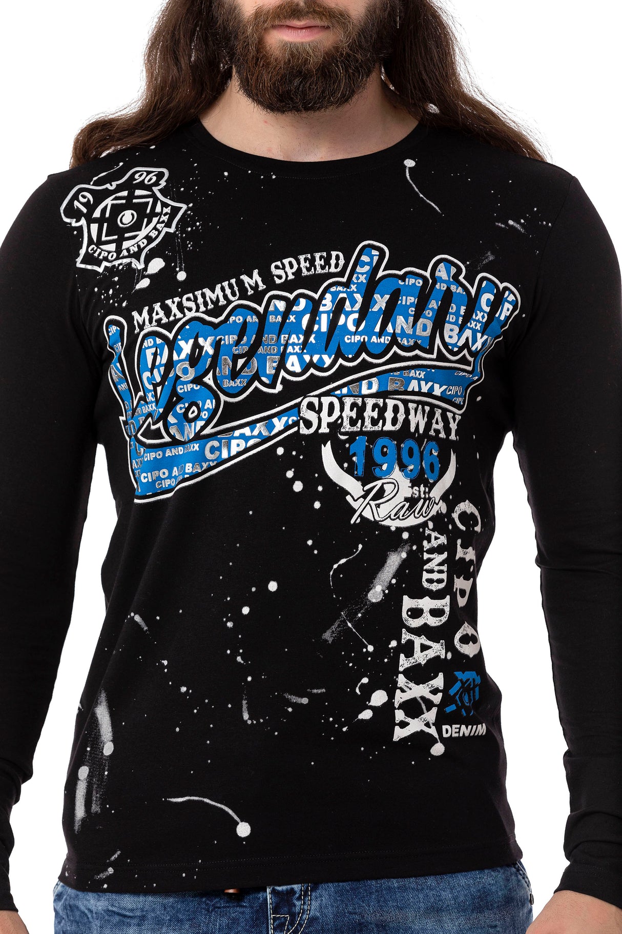 CL510 Erkek Sweatshirt – Günlük Rahat Kalıp Bisiklet Yaka Spor Basic