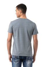 Erkek Regular Fit Baskılı Pamuklu T-shirt CT827