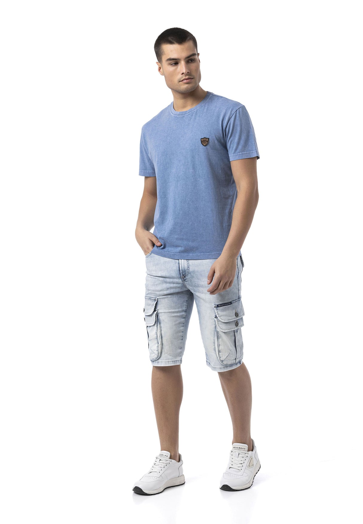 CK306 Men’s Stylish Slim Fit Capri Pants