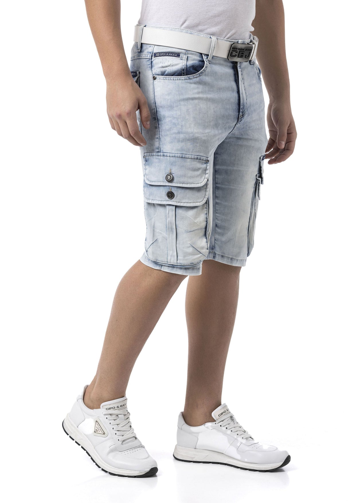 CK306 Men’s Stylish Slim Fit Capri Pants