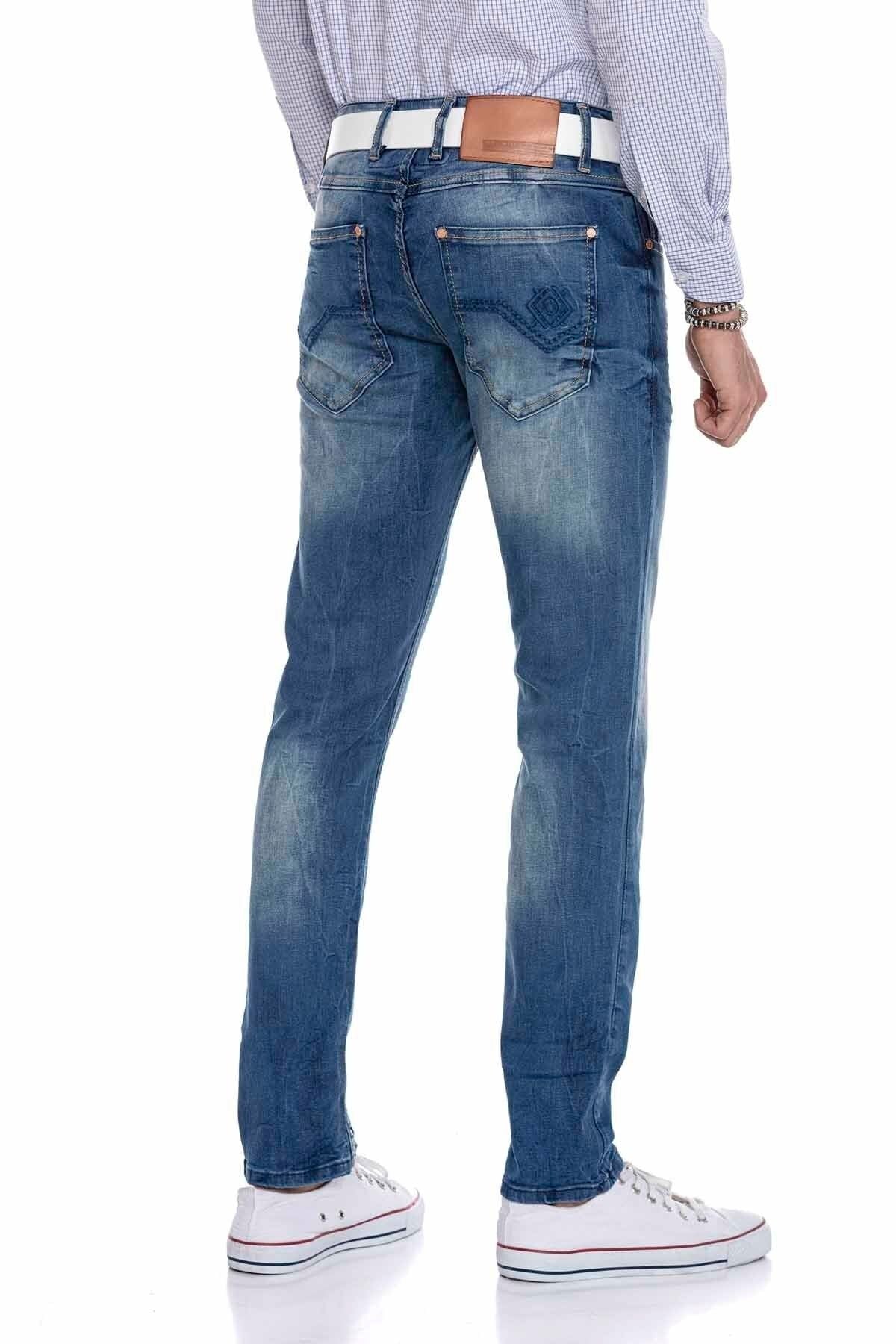 CD319B Açık Slim Fit Dar Paça Erkek Kot Pantolon