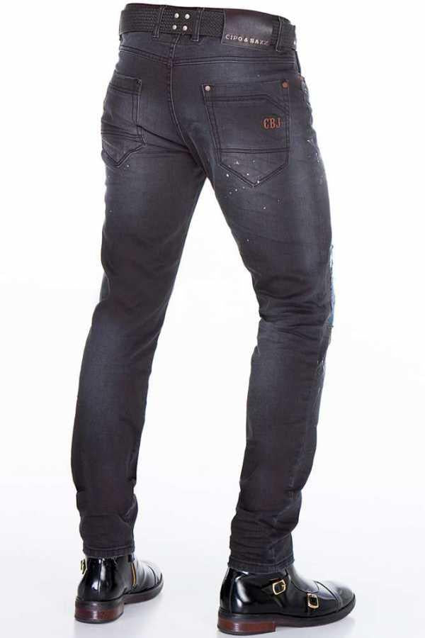 CD388 Yırtık Yamalı Kot Pantolon