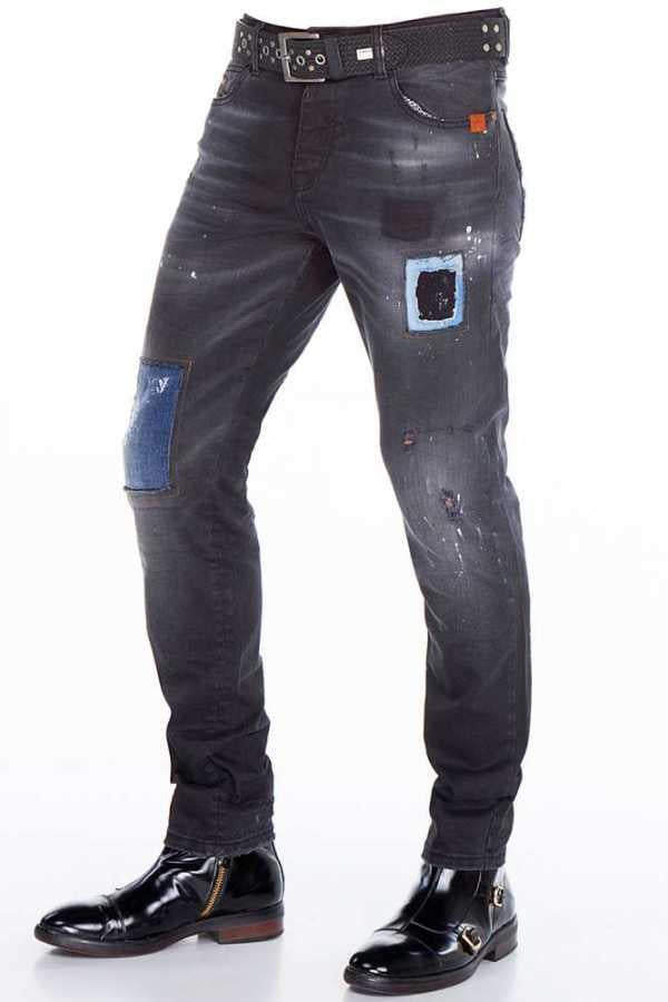 CD388 Yırtık Yamalı Kot Pantolon