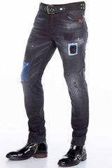 CD388 Yırtık Yamalı Kot Pantolon