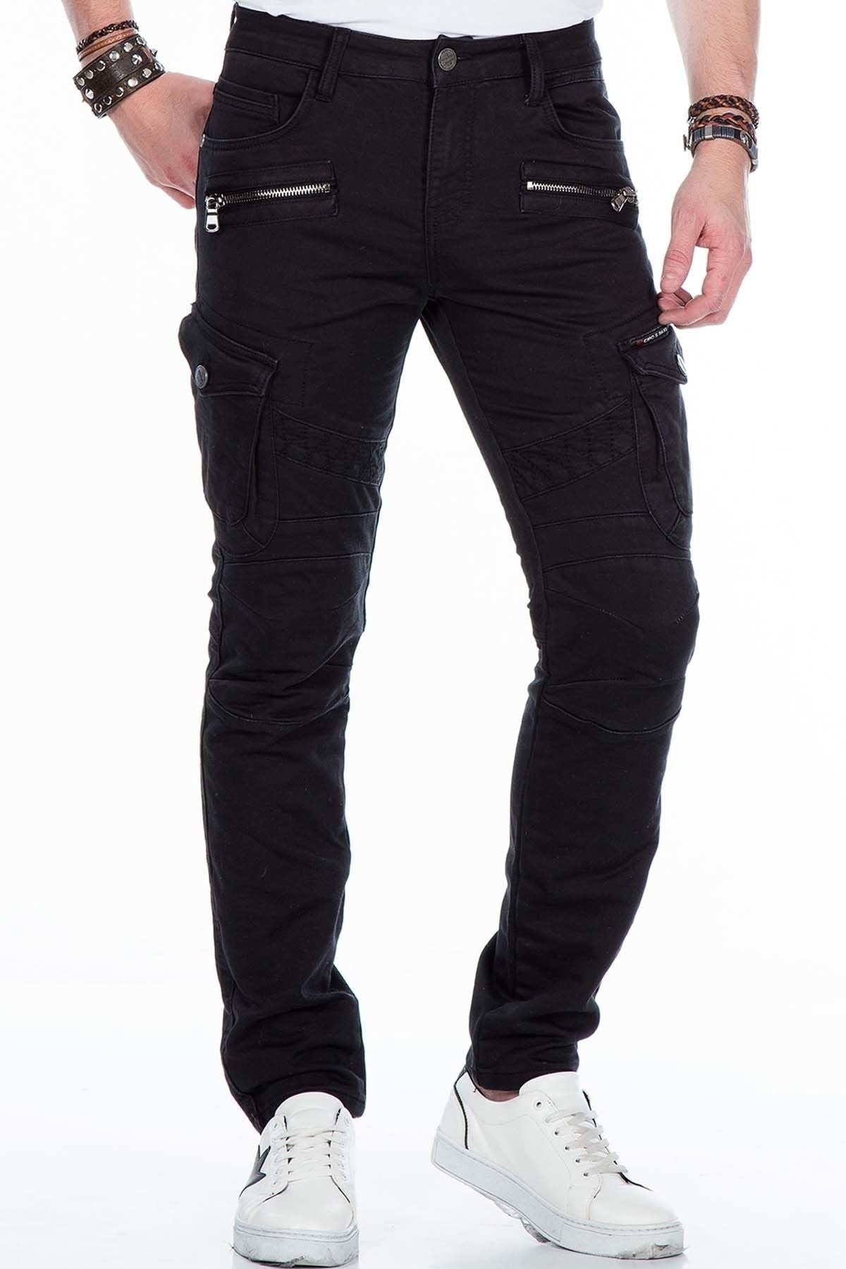 CD424 Kargo Cepli Dar Paça Erkek Pantolon
