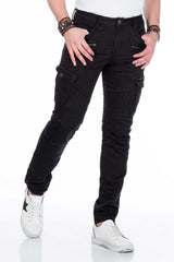 CD424 Kargo Cepli Dar Paça Erkek Pantolon