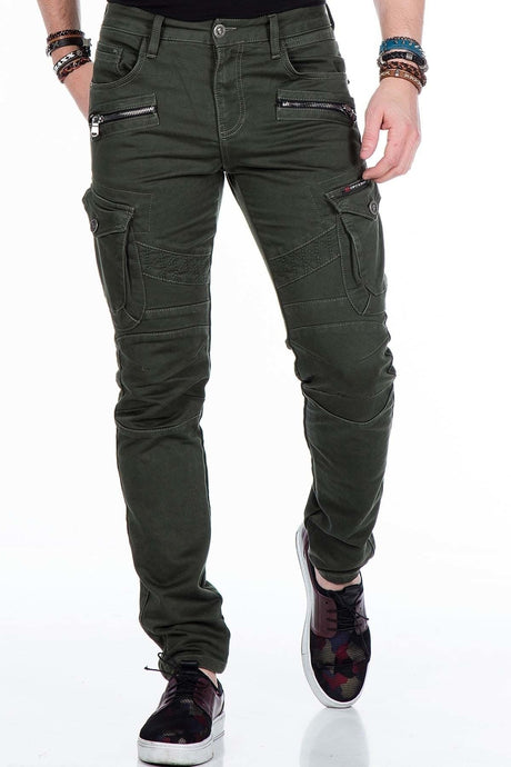 CD424 Kargo Cepli Dar Paça Erkek Pantolon