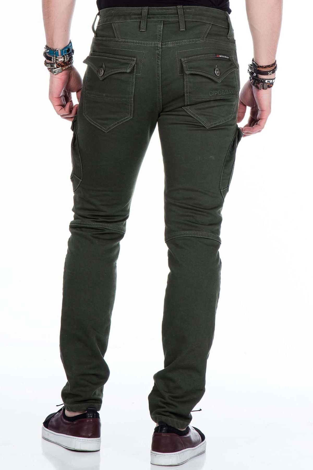 CD424 Kargo Cepli Dar Paça Erkek Pantolon