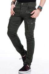 CD424 Kargo Cepli Dar Paça Erkek Pantolon