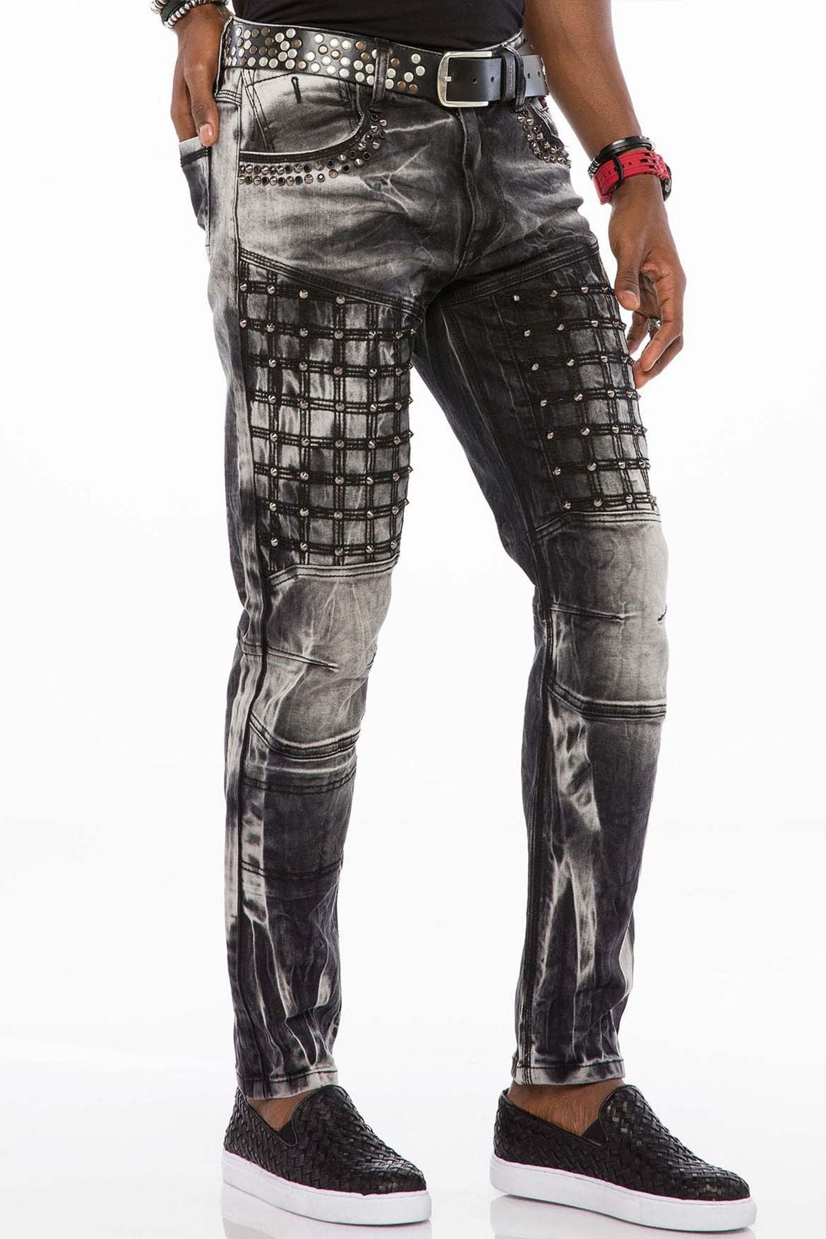 CD496 Yıkama Desenli Street Wear Jeans 4034