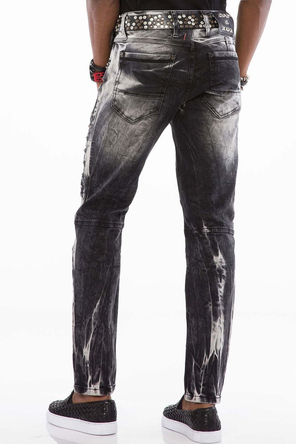 CD496 Yıkama Desenli Street Wear Jeans 4034
