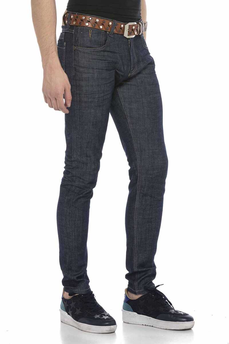 CD538 Küçük Cep Detaylı Relax Fit Jean Pantolon