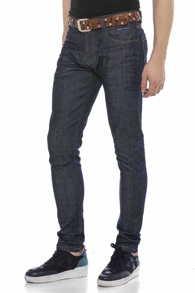 CD538 Küçük Cep Detaylı Relax Fit Jean Pantolon