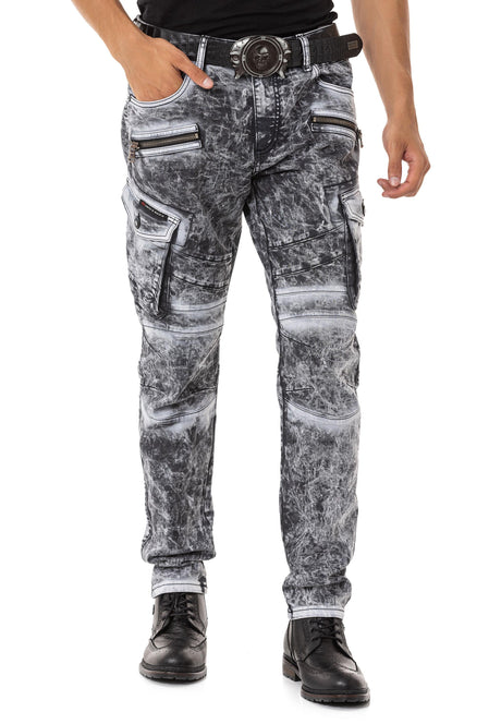 CD780 Biker Tarz Erkek Kargo Pantolon