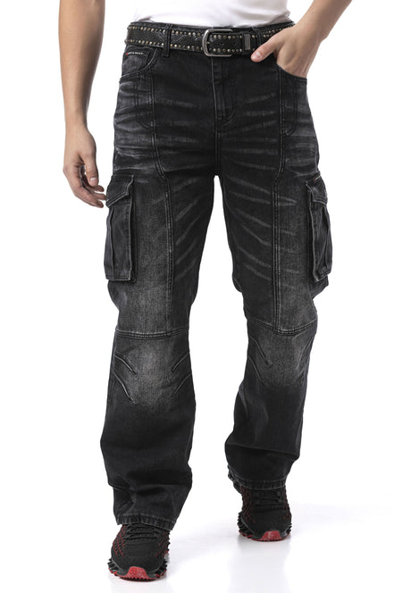 CD897 StreetFlow Baggy Men Jeans