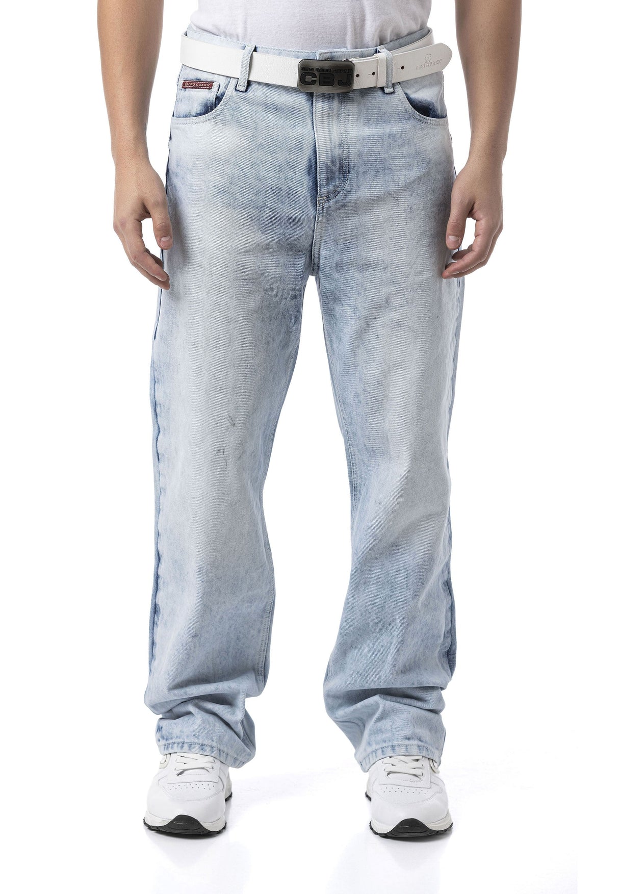 Erkek Baggy Fit Rahat Kesim Streetwear Tarz Pantolon CD903