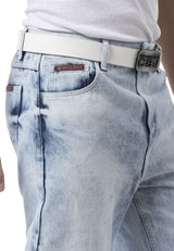 Erkek Baggy Fit Rahat Kesim Streetwear Tarz Pantolon CD903