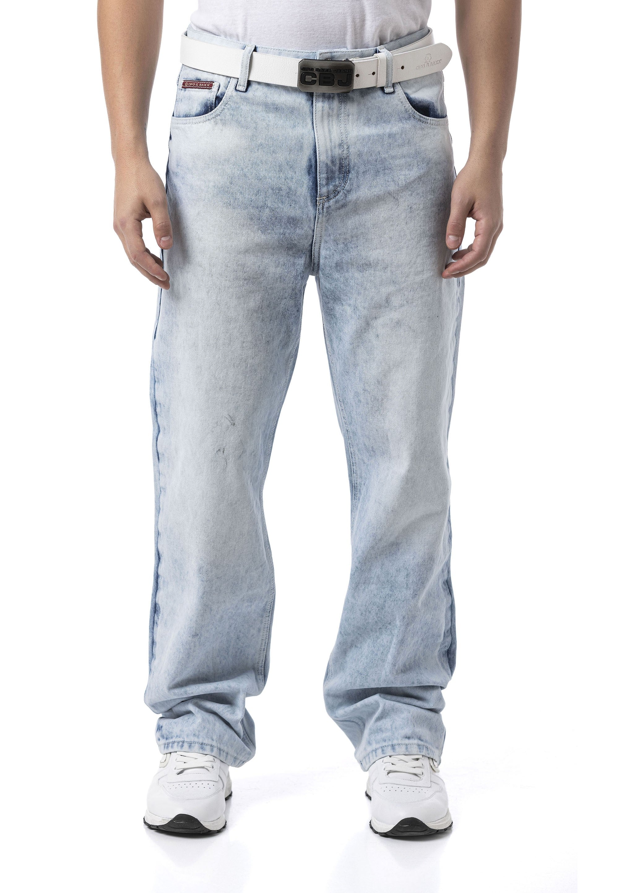 CD903–Men's Baggy Fit Jeans – Cipo & Baxx