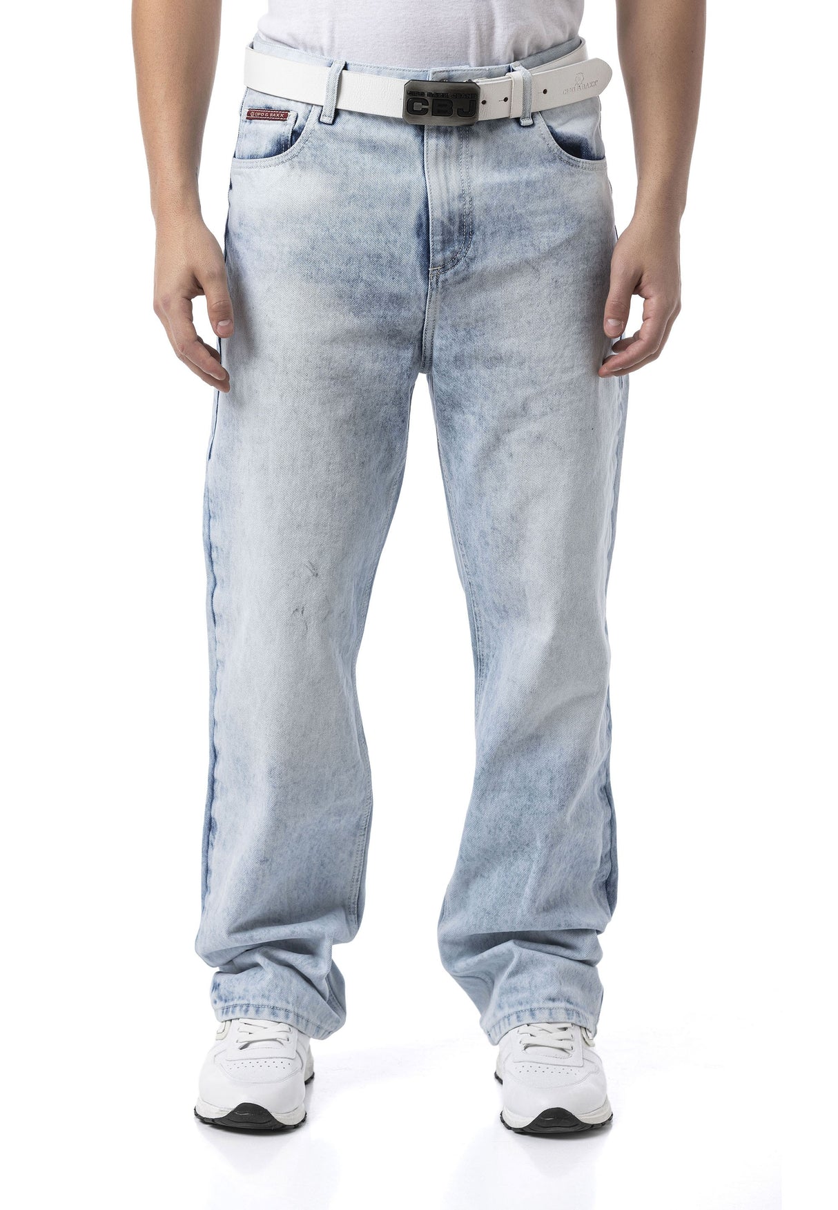 CD903 – Men’s Wide Leg Relaxed Fit Trousers