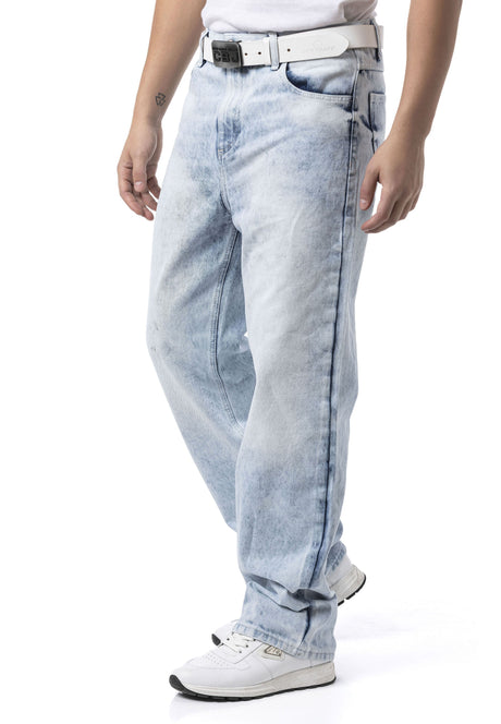 CD903 – Men’s Wide Leg Relaxed Fit Trousers