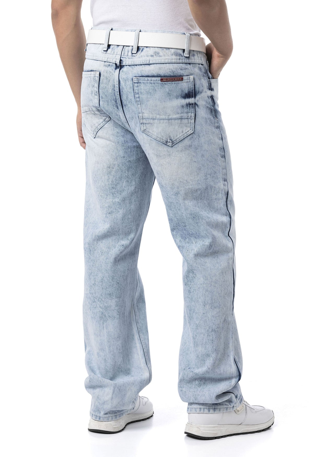 CD903 – Men’s Wide Leg Relaxed Fit Trousers