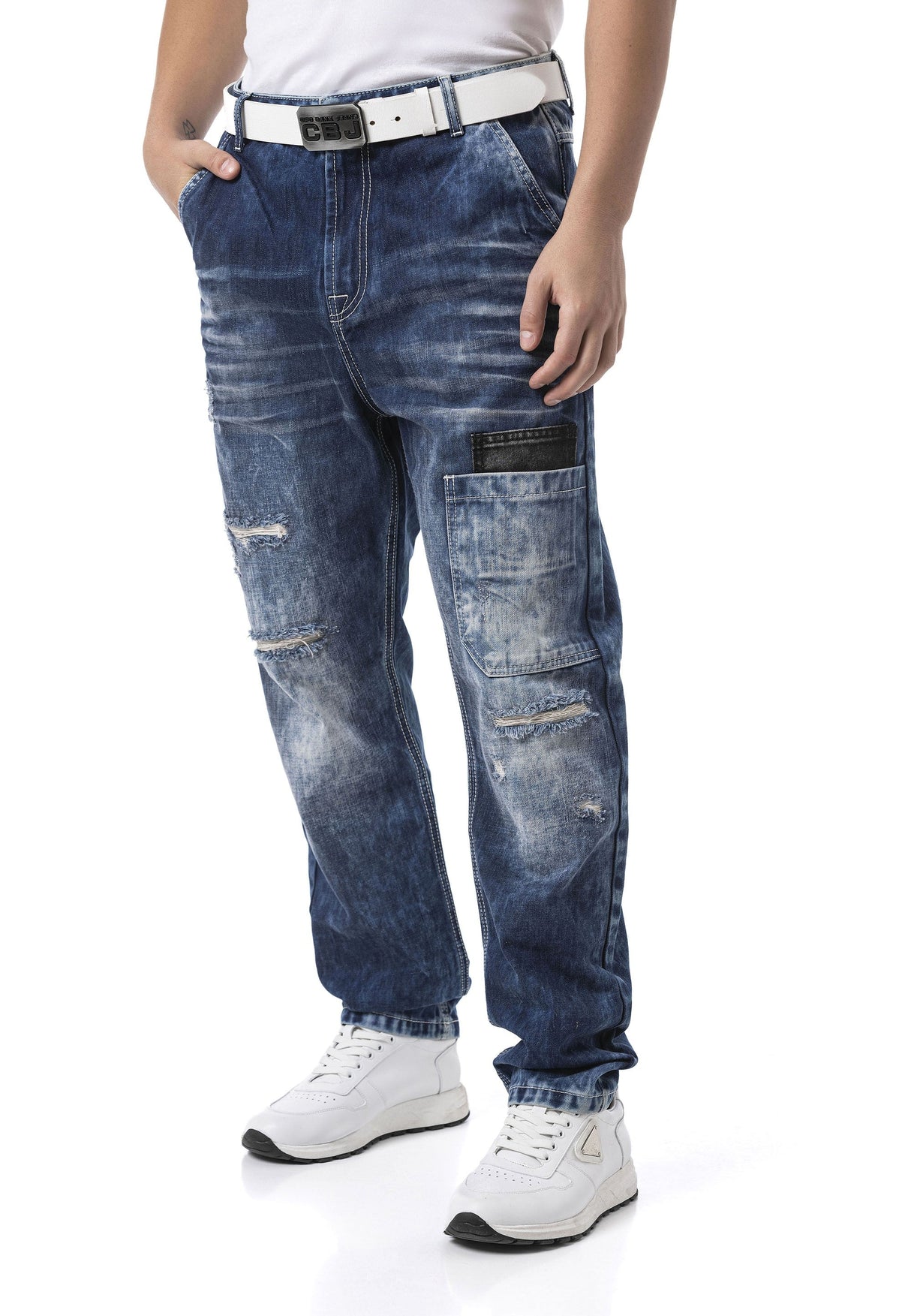 Baggy Tarzında Kargo Pantolon - İşlevsellik ve Konforla Şehir Stili CD907