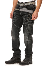 Erkek Biker Detaylı Çok Cepli Regular Fit Pantolon CD917