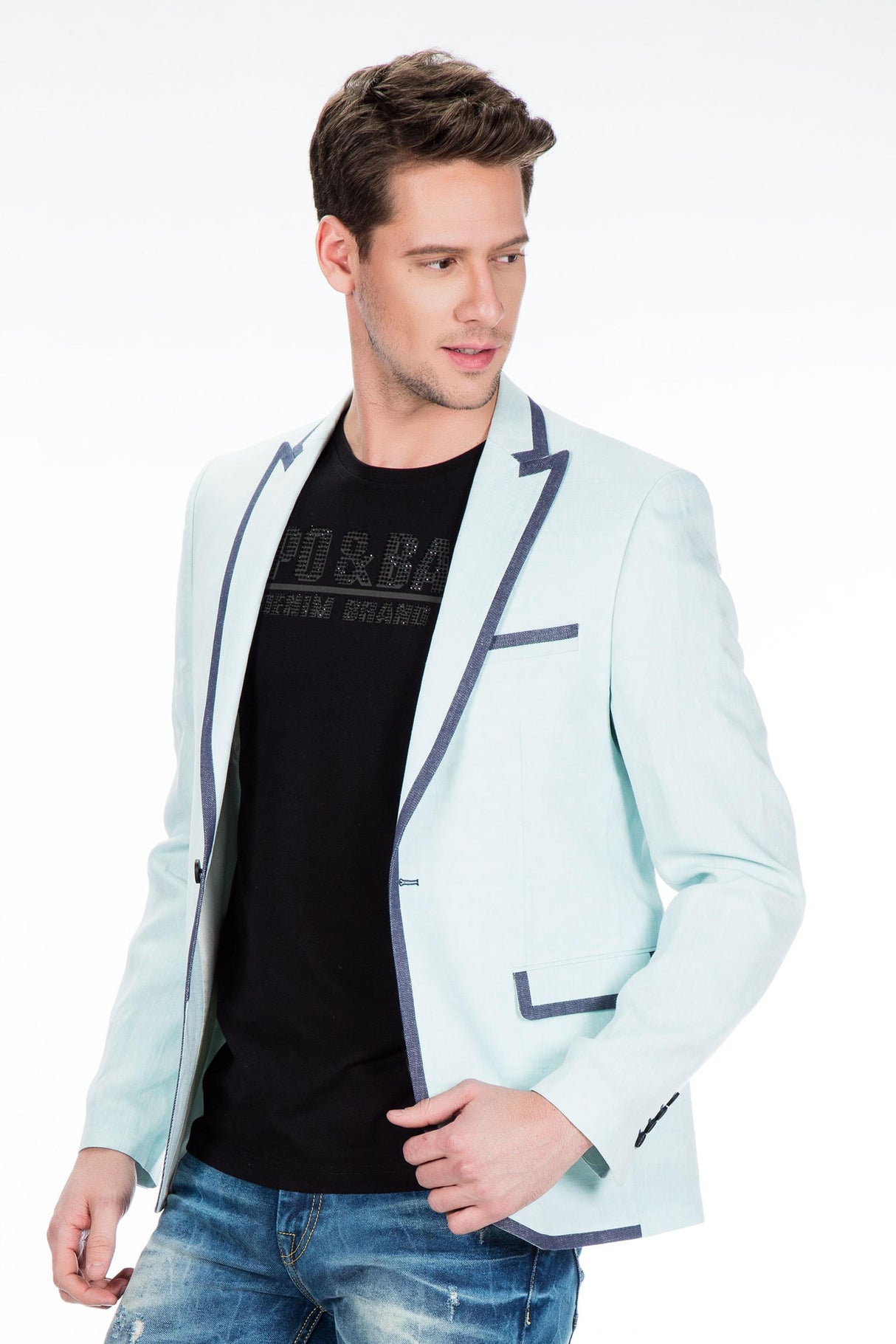 CJ222 Yazlık İnce Erkek Rahat Blazer  Ceket