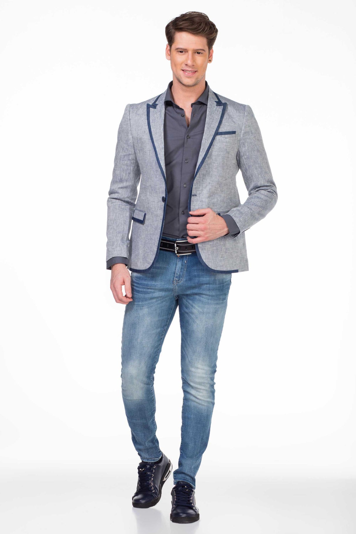 CJ222 Yazlık İnce Erkek Rahat Blazer  Ceket