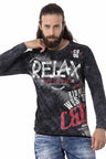 CL518 Riders Baskı Vintage Sweatshirt