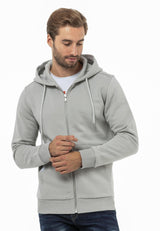 CL556 Erkek Basic Zip Sweatshirt