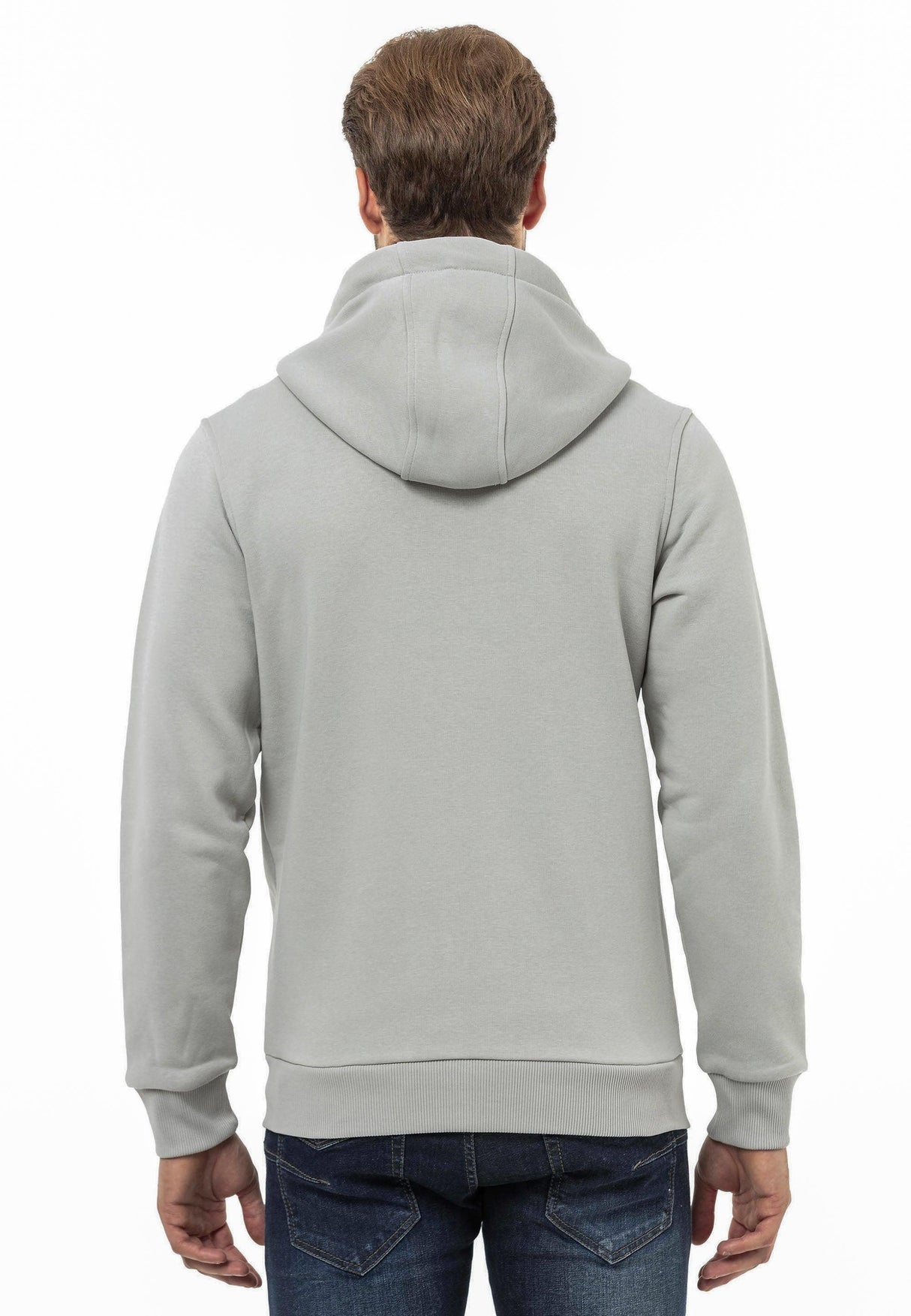 CL556 Erkek Basic Zip Sweatshirt