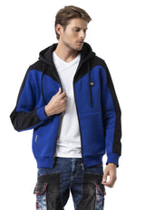 Erkek Kapişonlu Renk Geçişli Sweatshirt CL580