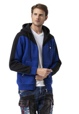 Erkek Kapişonlu Renk Geçişli Sweatshirt CL580