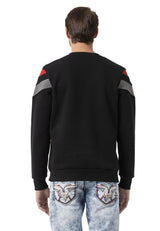 Şerit Detaylı Regular Fit Erkek Sweatshirt CL581