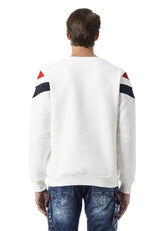 Şerit Detaylı Regular Fit Erkek Sweatshirt CL581