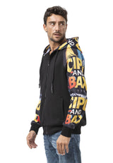 Erkek Hoodie Sweatshirt Modern Baskılı, Kapüşonlu Mevsimlik Sweatshirt CL589