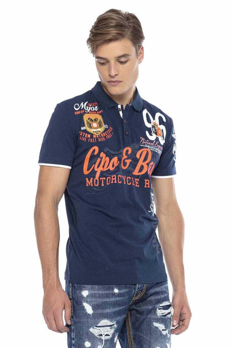 CT604 Armalı Slim Erkek Polo Yaka Tişört
