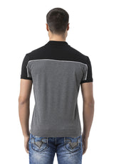 Erkek Regular Fit Polo Yaka Baskılı Tişört Yazı Detaylı Kısa Kollu Casual Erkek Tişört CT803