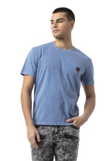 Erkek Regular Fit Bisiklet Yaka Kısa Kollu Basic Tişört CT808